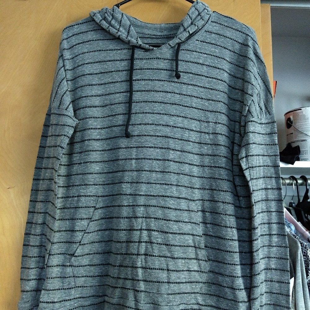 Striped grey long sleeve